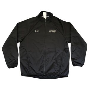 Under armour Black Loose Windbreaker (Size Large)